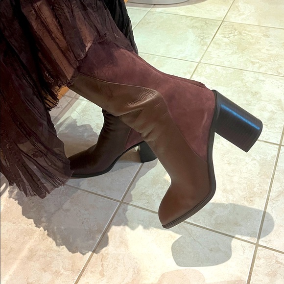 SARTO A-STIVIENA, DARK BROWN WOMEN BOOTS.Size 9 - Picture 16 of 16